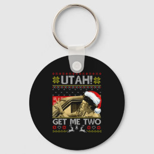 Porte-clés Utah me procure deux citation drôle pull de Noël m