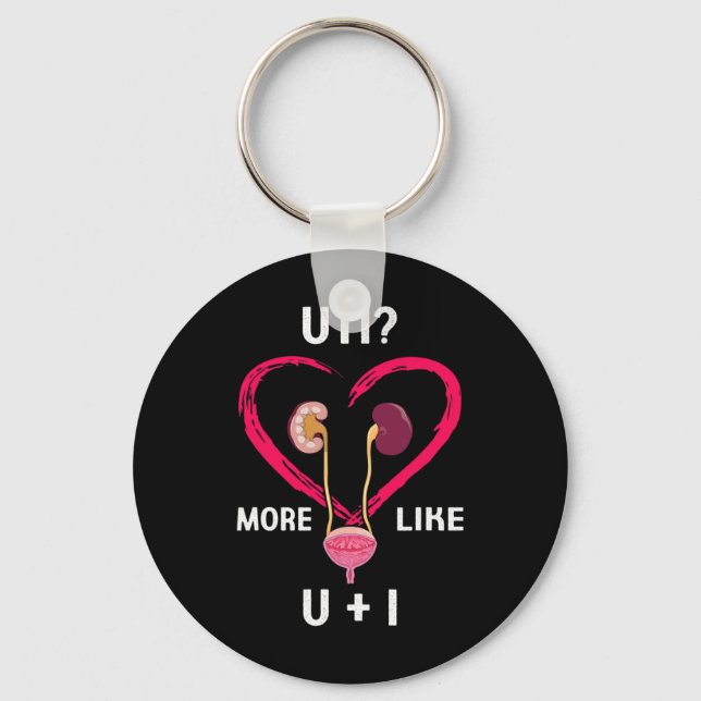 Porte-clés Uti Plus Comme U Plus I Kidney Fun (Recto)
