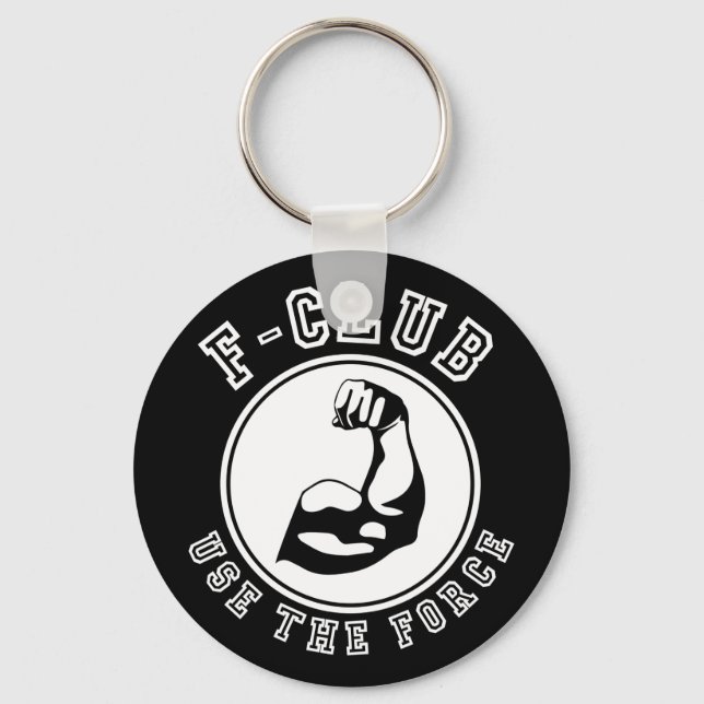 Porte-clés Utiliser la force (Recto)