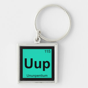 Porte-clés Uup - Ununpentium Chemistry Élément de tableau p