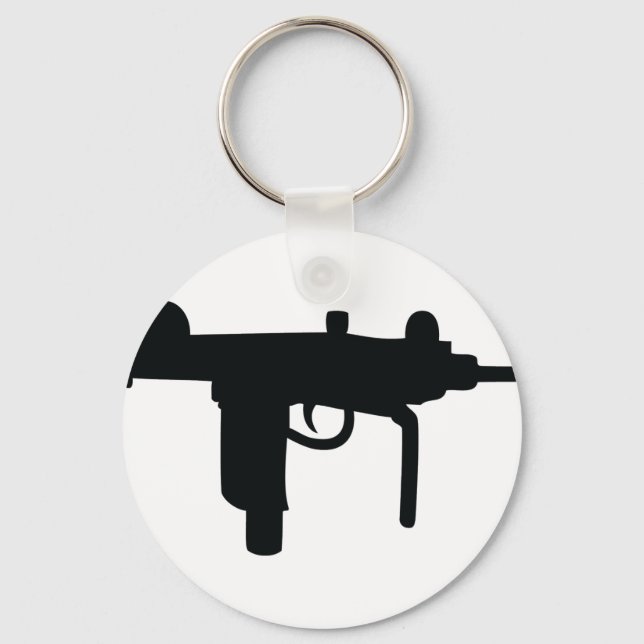 Porte-clés Uzi gun weapon icon (Recto)