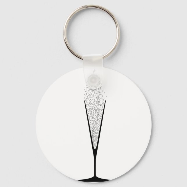 Porte-clés V Verre en forme (Recto)