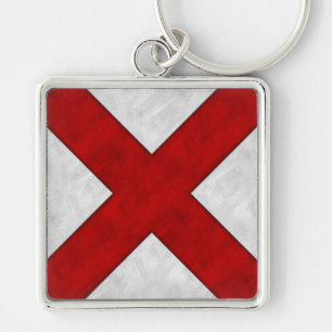 Porte-clés V Victor Aquarelle Signal nautique Pavillon mariti