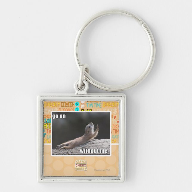 Porte-clés Va sur le withouth je (Devant)