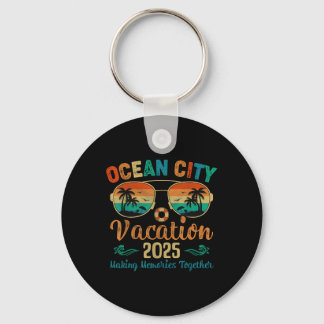 Porte-clés Vacances à la plage d'Ocean City 2025 Amis Famille
