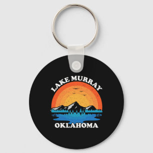 Porte-clés Vacances de famille vintage rétro Oklahoma Lake Mu