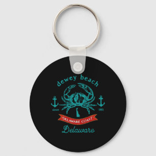 Porte-clés Vacances de pêche aux crabes à Dewey Beach Delawar