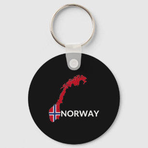 Porte-clés Vacances de randonnée drapeau Norvège Norvège Drap