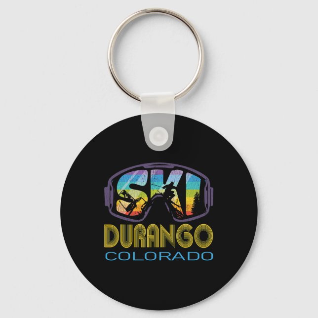 Porte-clés Vacances de ski à Durango Colorado  (Recto)