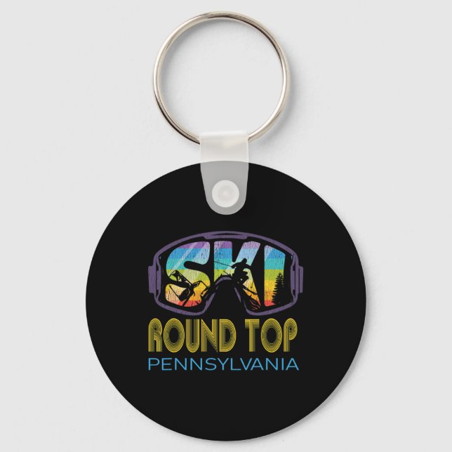 Porte-clés Vacances de ski à Ski Round Top Pennsylvanie  (Recto)