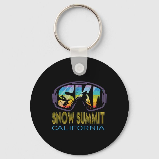 Porte-clés Vacances de ski à Ski Snow Summit Californie  (Recto)