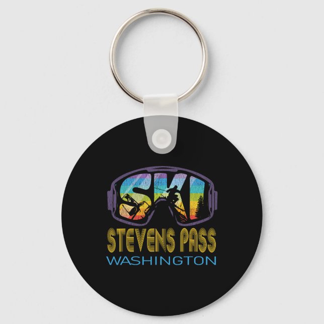 Porte-clés Vacances de ski à Stevens P Washington  (Recto)