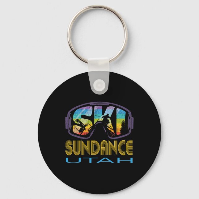 Porte-clés Vacances de ski à Sundance Utah  (Recto)