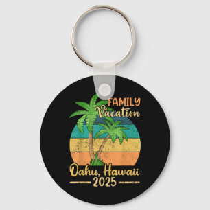 Porte-clés Vacances d'été 2025 en famille à la plage d'Oahu H