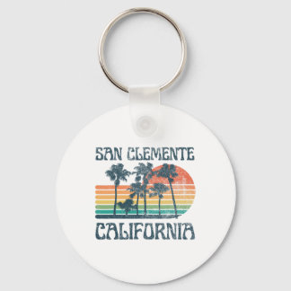 Porte-clés Vacances d'été à la plage de San Clemente Californ