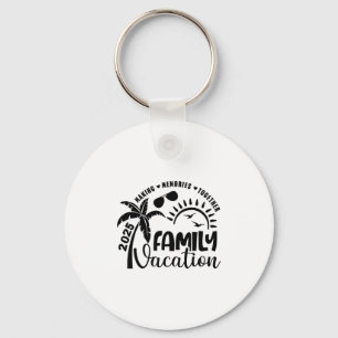 Porte-clés Vacances en famille 2025 Plage Tenue de famille as