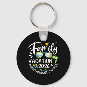 Porte-clés Vacances en famille 2026 Création de souvenirs Fun