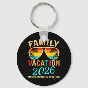Porte-clés Vacances en famille 2026 Plage Été tenue coordonné