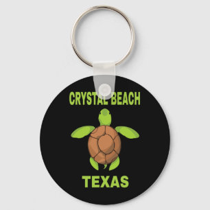 Porte-clés Vacances en famille à Crystal Beach Texas Tortue d