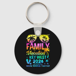 Porte-clés Vacances en famille à Key West Design assorti