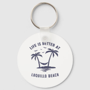 Porte-clés Vacances en famille à Porto Rico Vintage Luquillo