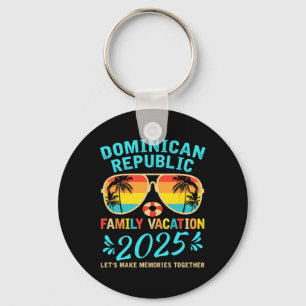 Porte-clés Vacances en République dominicaine 2025 Souvenir C