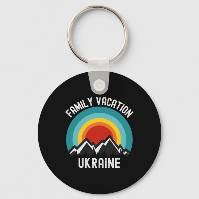 Porte-clés Vacances familiales en Ukraine (Recto)