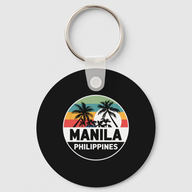 Porte-clés Vacances Philippines Souvenir Vintage Homme (Recto)