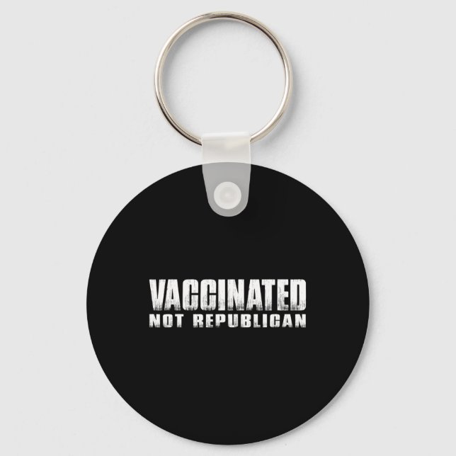 Porte-clés Vacciné Pas Républicain  (Recto)