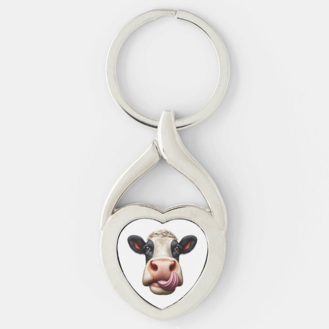 Porte-clés Vache. (Devant)