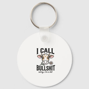 Porte-clés Vache drôle que j'appelle design de t-shirt vintag