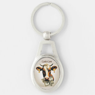 Porte-clés Vache en espèces