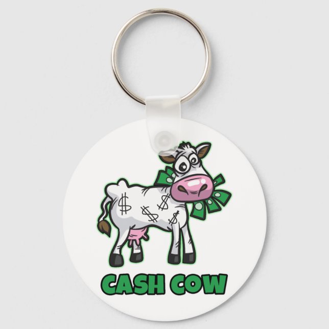 Porte-clés Vache en espèces (Recto)