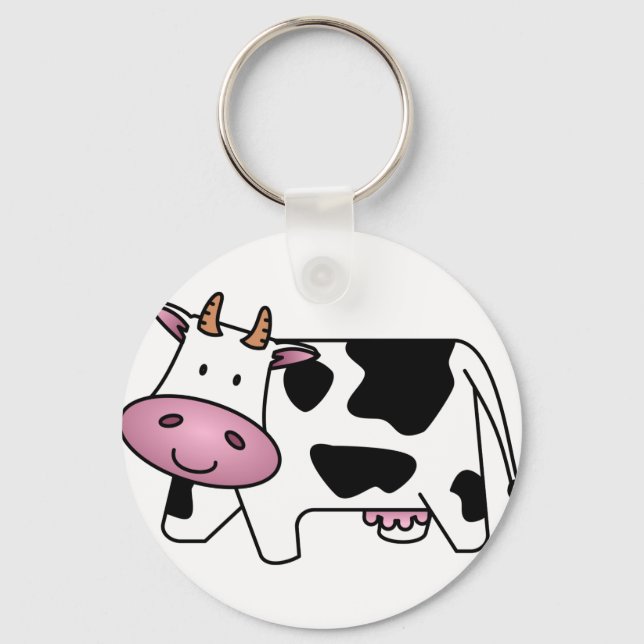 Porte-clés Vache heureuse (Recto)