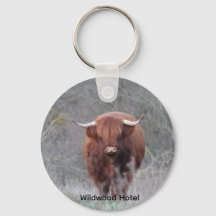 Porte-clés vache Highland personnalisé