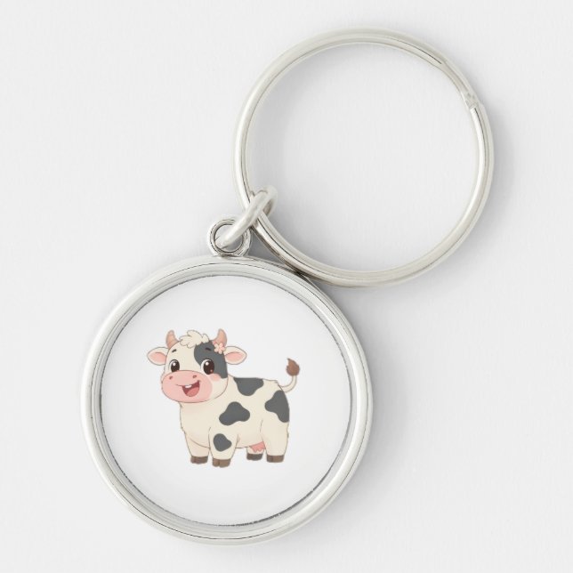 Porte-clés Vache Mignonne (Devant)