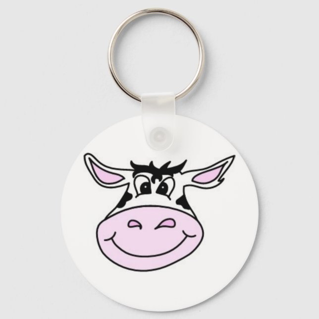 Porte-clés Vache souriante (Recto)