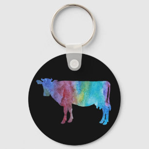 Porte-clés Vaches lavées aux couleurs