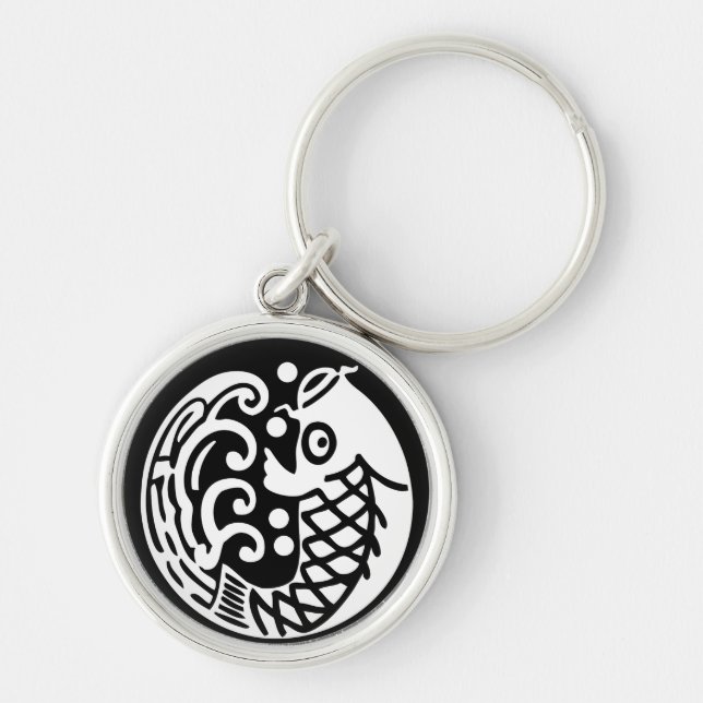 Porte-clés Vague de carpe (Devant)