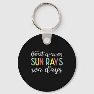 Porte-clés Vagues de chaleur de navigation rayons du soleil j
