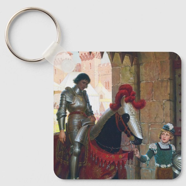 Porte-clés Vaincu, par Edmund Blair Leighton (Recto)