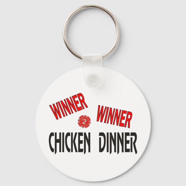 Porte-clés Vainqueur du dîner de poulet (Recto)