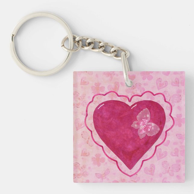 Porte-clés Valentine Blossoms adorable URGENCE PERSONNALISÉE (Devant)