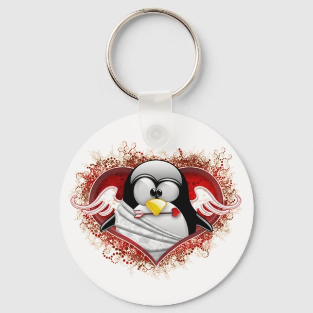 Porte-clés Valentine Cupid Tux (Recto)