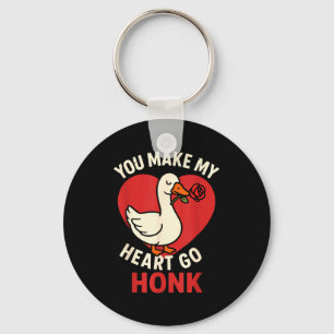 Porte-clés Valentine Goose Love Valentines - Vous Faites Mon