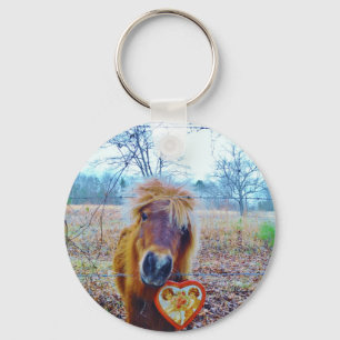 Porte-clés Valentine Heart Horse