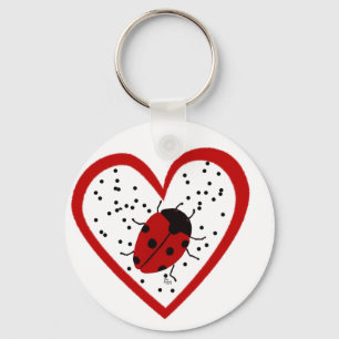 Porte-clés Valentine Ladybug