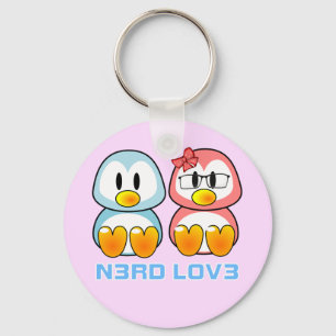 Porte-clés Valentine nerd : Le geek Leet d'ordinateur parlent