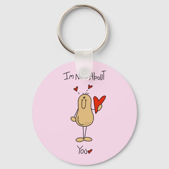 Porte-clés Valentine Nuts About You (Recto)