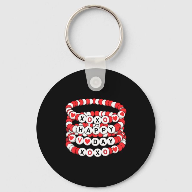 Porte-clés Valentines Friendship Bracelets Valentines Women K (Recto)